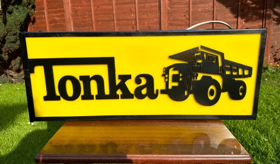 A contemporary 'Tonka' (toys) illuminate