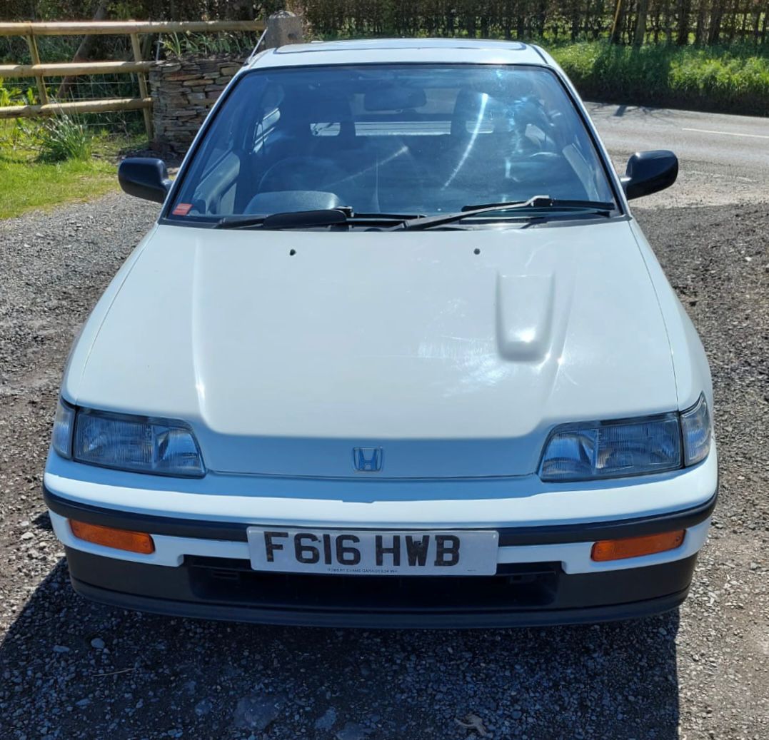 1989 Honda CRX with 17 service stamps and 12 months MOT - Image 2 of 19