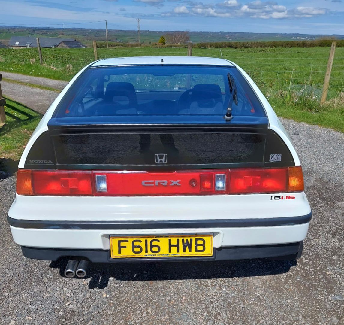 1989 Honda CRX with 17 service stamps and 12 months MOT - Image 9 of 19