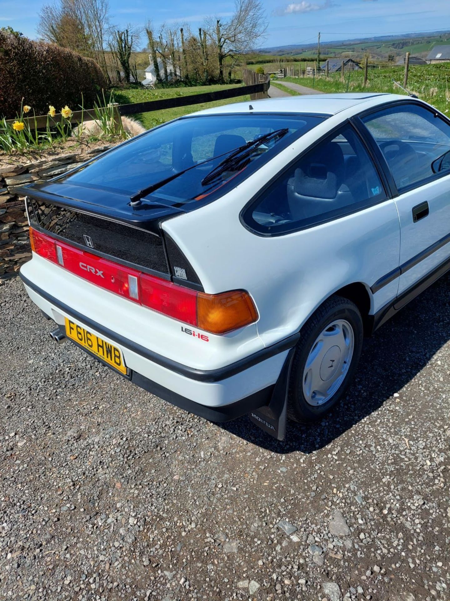 1989 Honda CRX with 17 service stamps and 12 months MOT - Image 8 of 19
