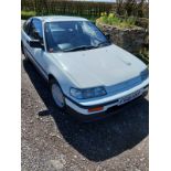 1989 Honda CRX with 17 service stamps and 12 months MOT