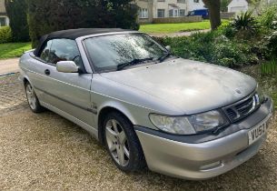 2002 Saab 9-3 Aero Convertible with 11 months MOT - Offered at No Reserve