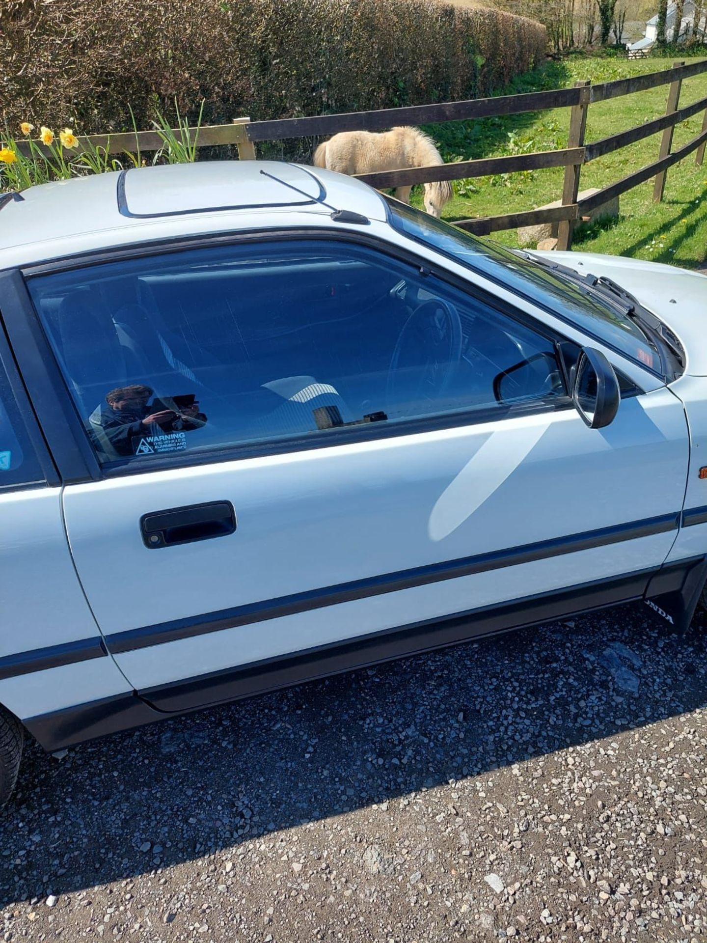 1989 Honda CRX with 17 service stamps and 12 months MOT - Image 5 of 19