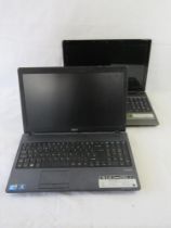 Two Acer laptops. Disclaimer: electrical items are sold as untested and without guarantee.