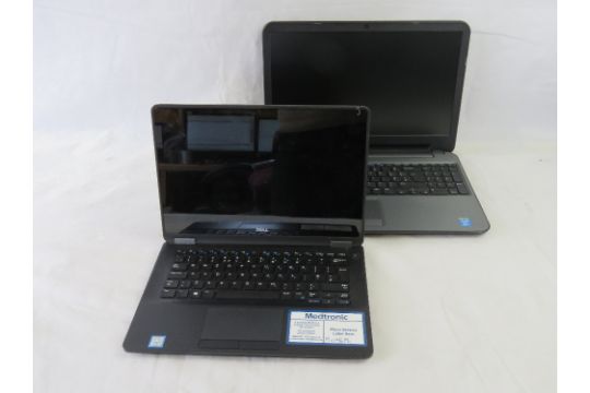 Two Dell laptops. Disclaimer: electrical items are sold as untested and without guarantee. - Image 1 of 2