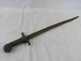 A WWI Bavarian m1892 Lions head Artillery sword.