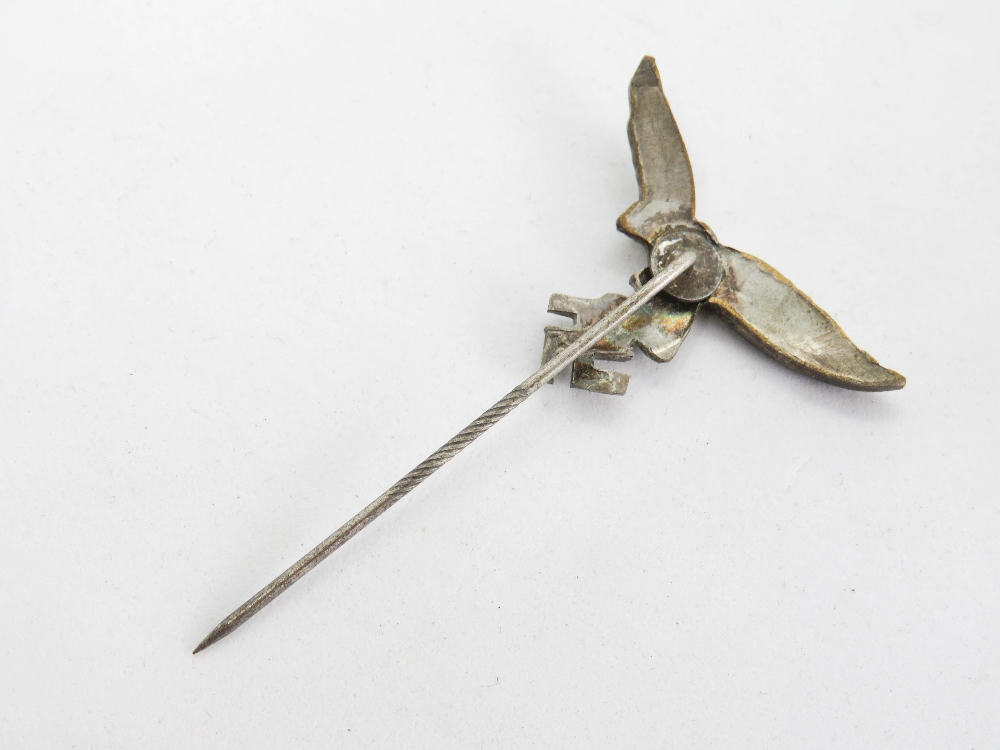 A WWII German Luftwaffe stick pin. - Image 2 of 2