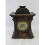A vintage mantle clock.