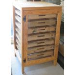 A traditional style fruit drying rack, 91cm high, 55 x 54cm.