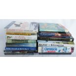 A quantity of assorted military and aviation themed books inc Concorde, RAF, Hallifax, Dambusters,
