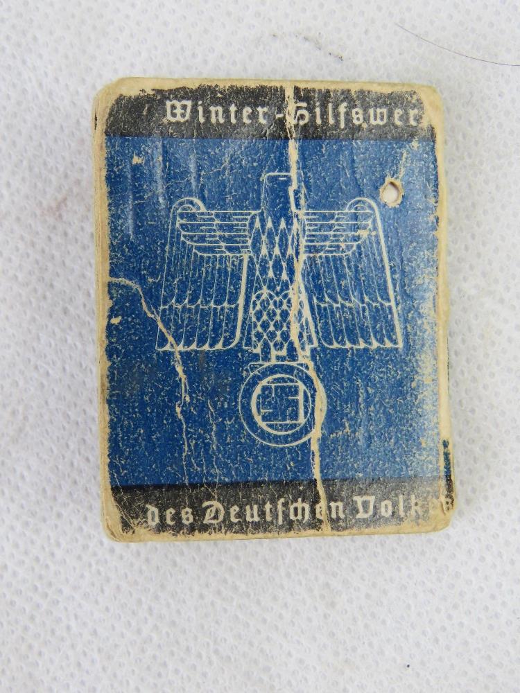 A WWII German propaganda miniature photograph book 'Der Fuhrer Und Sein Folk'. - Bild 4 aus 4