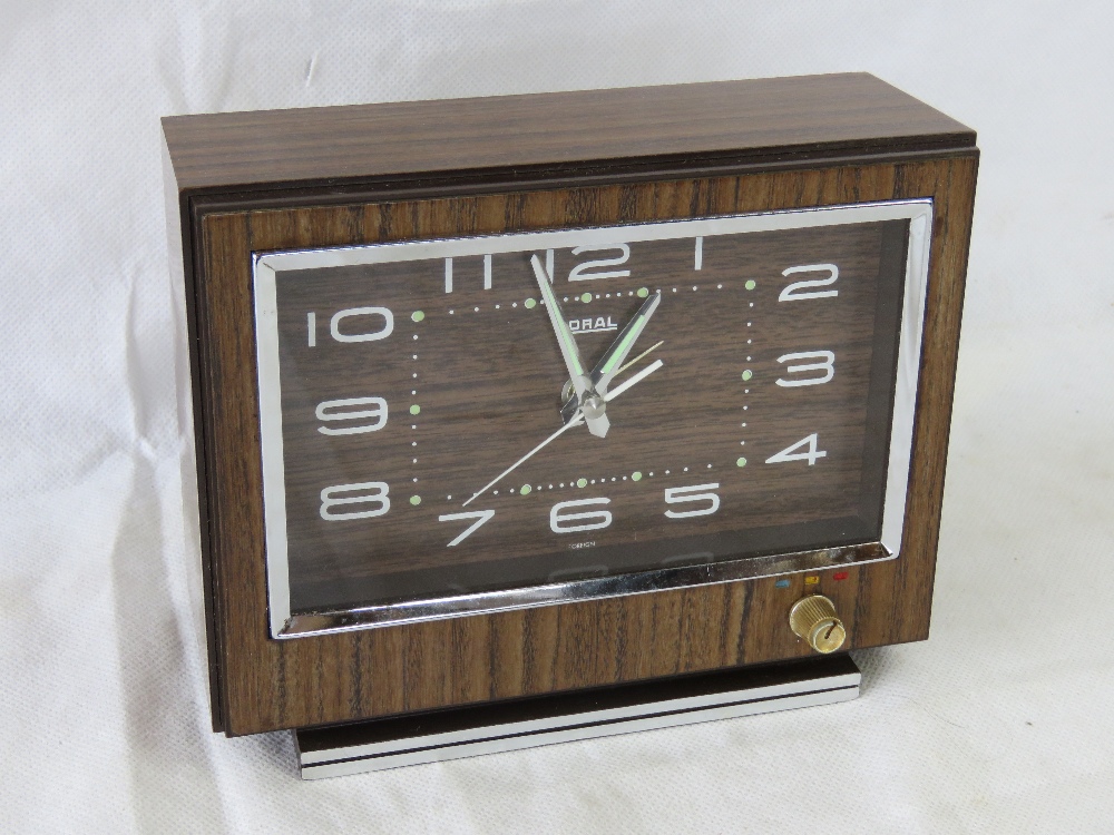 A Mid 20th Century Bakelite Novelty Music Box in the Form of a clock by Tokyo Tokei.
