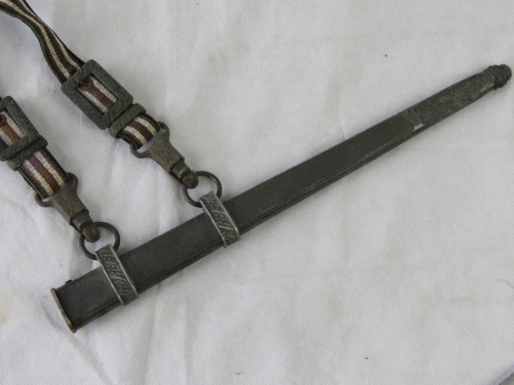 A WWII Luftwaffe 2nd pattern dress dagger by Weyersberg Kirschbaum & Cie AG (WKC), Solingen. - Image 6 of 9