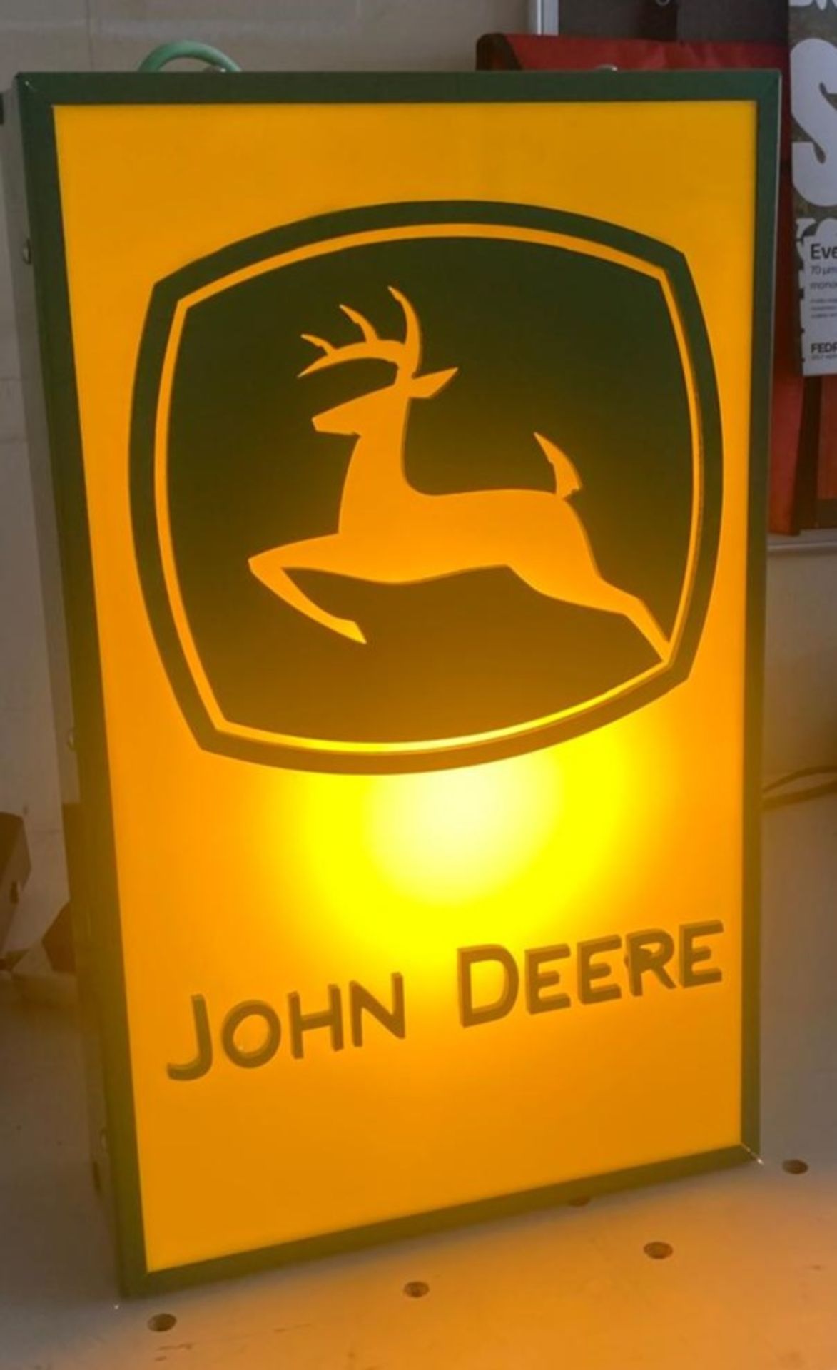 A contemporary John Deere illuminated bo - Image 3 of 12