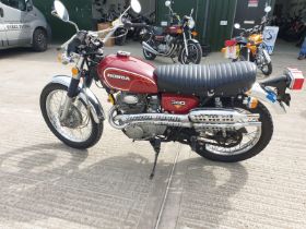 1973 Honda CL 350 K4 Motorbike