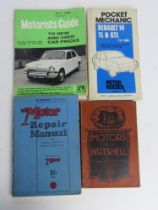 A collection of Motorists Guides and Owners Handbooks for vintage cars, etc.