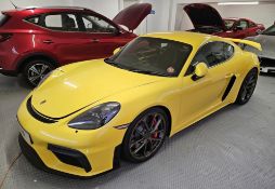 2021 Porsche 718 Cayman GT4 manual.