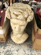 A LARGE CLASSICAL STYLE BUST