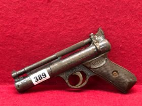 AIRGUN- A WEBLEY & SCOTT SENIOR .22 AIR PISTOL SERIAL NUMBER 263.