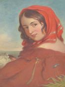 BRITISH SCHOOL (LATE 19th /EARLY 20th CENTURY), YOUNG WOMAN WITH BABY, INSCRIBED VERSO THE GYPSY