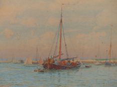 HENRY BRANSTON FREER (FL.1870-1900), "THE CITY OF ROCHESTER" KENT, AND "EEL BOAT, HOLEHAVEN"