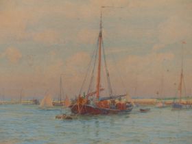 HENRY BRANSTON FREER (FL.1870-1900), "THE CITY OF ROCHESTER" KENT, AND "EEL BOAT, HOLEHAVEN"