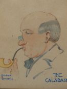 PETER LYLE (20TH CENTURY), OF TOBACCIANA INTEREST, A PAIR OF WATERCOLOURS ENTITLED "SMOKES &