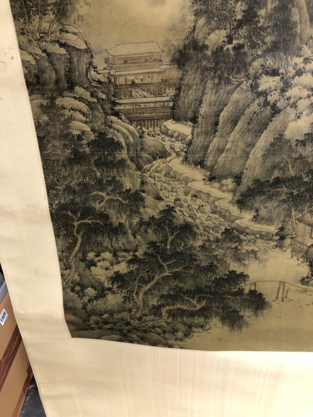 TWO VINTAGE CHINESE SCROLLS, ONE BY TANG YUN. - Image 10 of 12