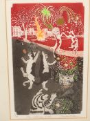 SHEILA HORTON (20TH/21ST CENTURY), A PAIR OF PRINTS OF CATS: THE JELLICLES BALL AND JENNYANYDOTS,