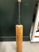 A WISDENS EXCELLER CRICKET BAT SIGNED BY THE AUSTRALIAN AND ENGLAND TEST CRICKET TEAMS OF 1926