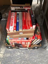 A GOOD COLLECTION OF MANCHESTER UNITED RELATED BOOKS.