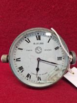 AN EARLY 20th CENTURY JAEGER, PARIS CAR CLOCK 8.5cms DIA.