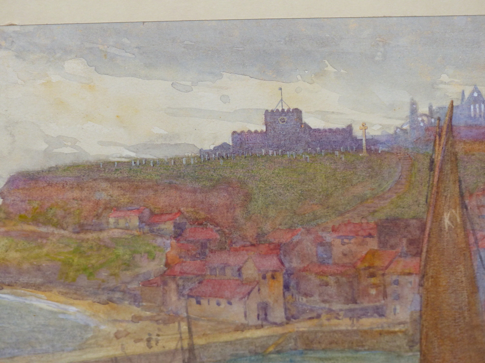 J. C. DRUMMOND, (19th/20th CENTURY) VIEW OF WHITBY, SIGNED AND DATED 1901, WATERCOLOUR, MOUNTED - Image 4 of 7