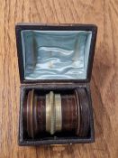 A RARE LANCASTER AND SONS 1/2 INCH RECTIGRAPH CAMERA LENS, CONTAINED IN ORIGINAL BOX