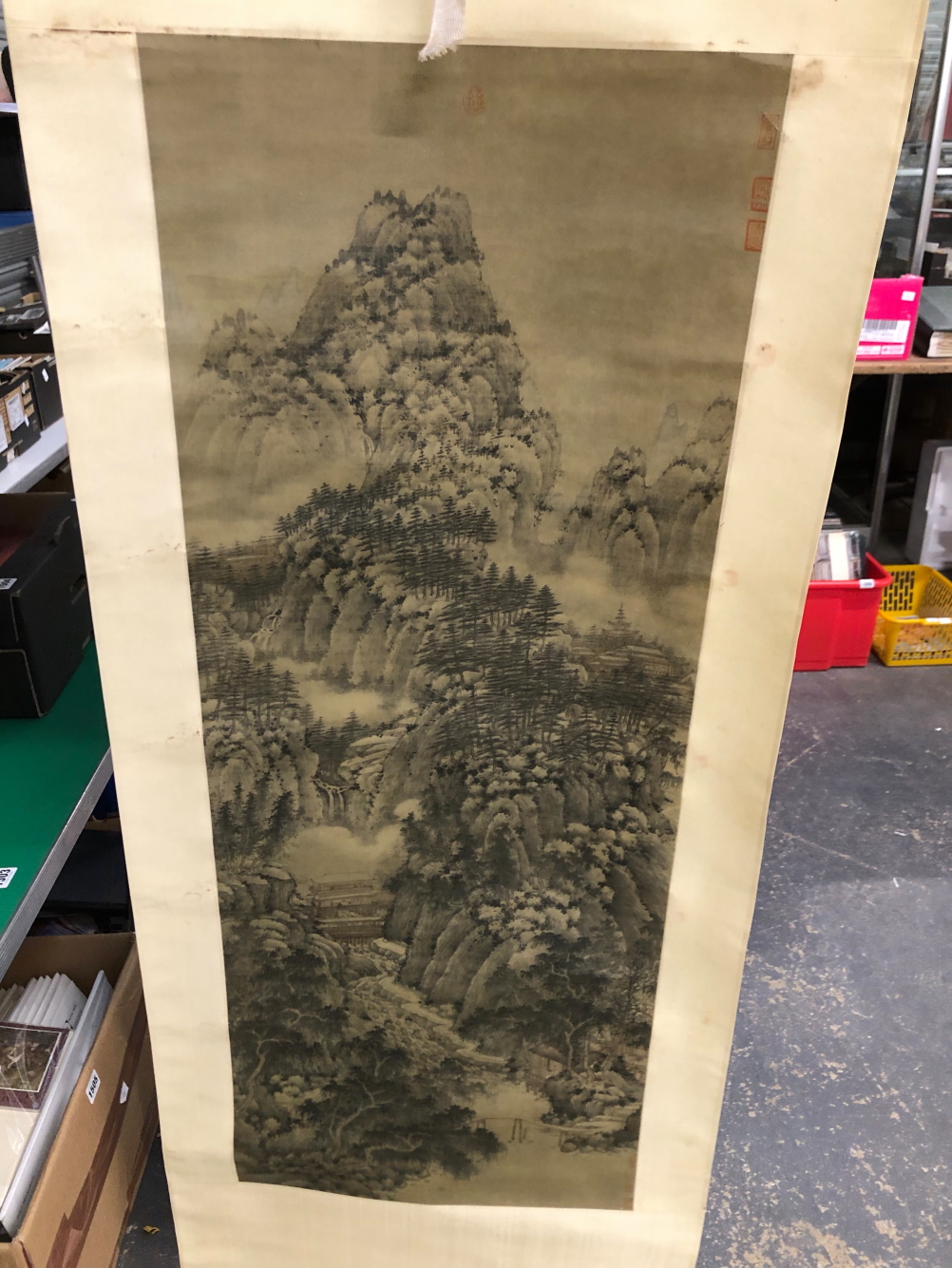 TWO VINTAGE CHINESE SCROLLS, ONE BY TANG YUN. - Image 6 of 12