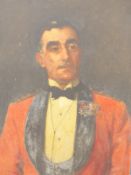 ENGLISH SCHOOL (LATE 19th/EARLY 20th CENTURY), BUST LENGTH PORTRAIT OF A GENTLEMAN IN MILITARY DRESS