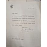 A COLLECTION OF LETTERS AND TELEGRAMS RELATING TO SIR FREDERICK SNOW (1899-1976) FROM POLITICIANS