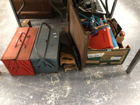 A QUANTITY OF TOOLS ETC