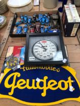 A COLLECTION BUGATTI DIECAST MODEL CARS AND OTHER RELATED COLLECTABLE'S.