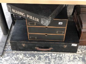 THREE VINTAGE TOOL BOXES