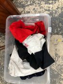 A COLLECTION OF MAINLY NEW AND UNWORN MANCHESTER UNITED T-SHIRTS AND SWEATERS ETC