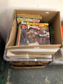 A LARGE COLLECTION OF BOXING RELATED MAGAZINES 1950-70's