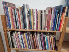 AN INTERESTING COLLECTION OF BOOKS, TEXTILES, EMBROIDERY, QUILTS ETC.