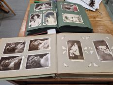 TWO LARGE ALBUMS OF GABRIELLE RAY POSTCARDS