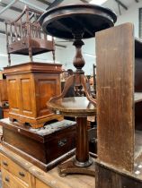 TWO LAMP TABLES OF VICTORIAN DESIGN (2)