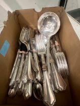 A COLLECTION OF EUROPEAN PLATED CUTLERY