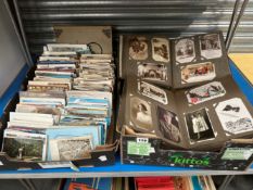 POSTCARD AND PHOTOGRAPHIC ALBUMS TOGETHER WITH LOOSE POSTCARDS