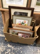 A WATERCOLOUR STILL LIFE BY DOROTHY LUCKHURST TOGETHER WITH VARIOUS OTHER WORKS BY DIFFERENT