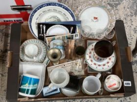 A COLLECTION OF VINTAGE WHITE STAR LINE AND OTHER SEA LINER CHINA AND ACCESSORIES.