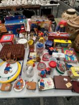 A COLLECTION OF PADDINGTON BEAR SOFT TOYS AND MEMORABILIA